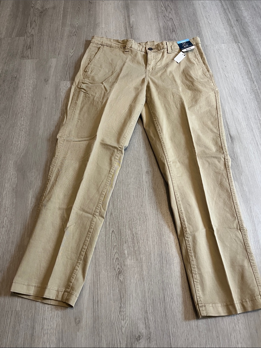 George Men's Khaki Straight-Leg Chinos - Light Tan